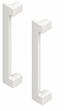 Interlock Crest Sliding Door Interior & Exterior Handle, White