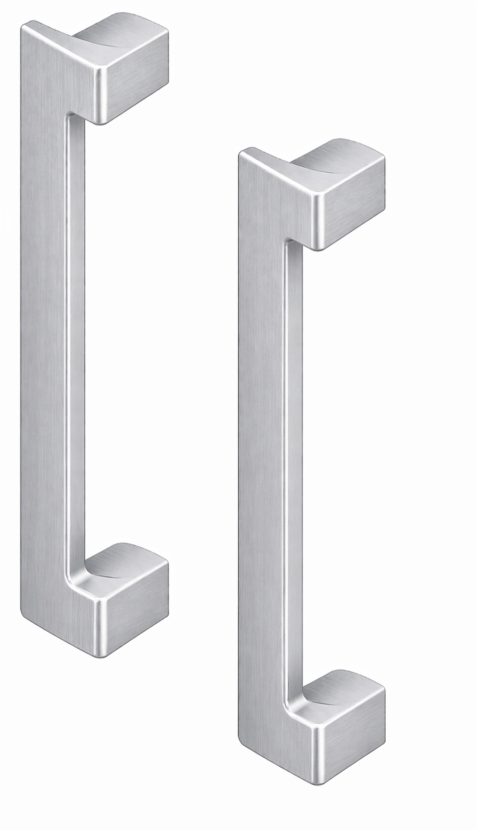 Handle Interlock Interlock Crest Sliding Door Interior & Exterior Handle, Brushed Chrome