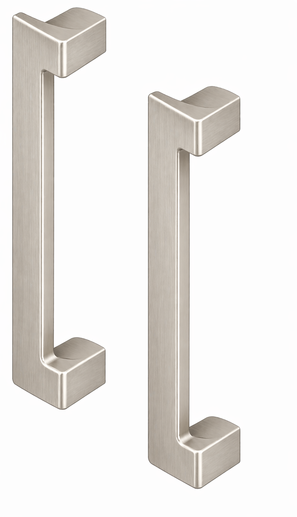 Handle Interlock Interlock Crest Sliding Door Interior & Exterior Handle, Brushed Nickel