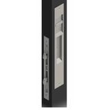 INTERLOCK Invisio Non Locking Flush Mount Sliding Door Handle Set, White - PS01-0313-000