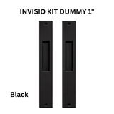 INTERLOCK INVISIO Dummy 1" Pocket Door Handle Set – Black