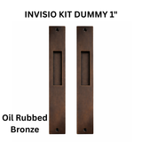 INTERLOCK INVISIO Dummy 1" Pocket Door Handle Set – Oil Rubbed Bronze