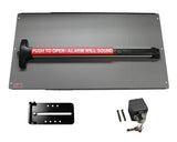 Detex PS-53 Alarm Safety Kit Panic Bar and Panic Shield With Detex V-40 Panic Bar