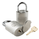 MEDECO Protector II - Stainless Steel Severe Weather Padlock,7/16 shackle