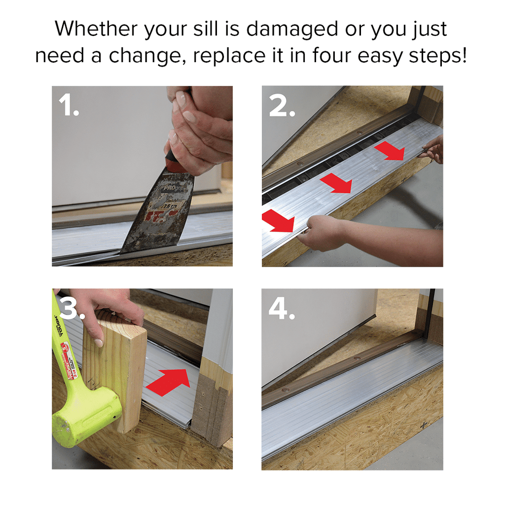 Endura RDS Z-Articulating Cap Sill with Single Screen Rail, Choose Sill ...