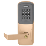 Schlage CO-200 Series Electronic Cylindrical Lock with C123 Cylinder, Keypad Entry and Rhodes Lever