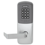 Schlage CO-200 Series Electronic Cylindrical Lock with C123 Cylinder, Keypad Entry and Rhodes Lever
