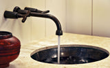Wall Mount Faucet without Escutcheons