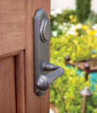 Rocky Mountain Arched Keyed Gate Hardware 2 1/2" x 13"