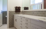 Continuous Towel Bar - E30603 Corbel Arched (2 1/2" x 4 1/2")