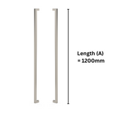 Square Straight Angle Handle -Stainless Steel