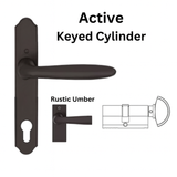 Hoppe Active Keyed Verona Handle Set M151/374N/KC, Rustic Umber - 2712571