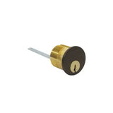 Sargent 34-LA-10BE Rim Cylinder, LA Keyway, 6-Pin, 1-Bitted, 2 Nickel Silver Keys, 613E/US10BE Dark Oxidized Satin Bronze
