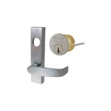 Sargent 704-ETL-26D-LA (KIT) - Nightlatch Exit Trim (Key Retracts Latchbolt, Lever Rigid), 34 Rim Cylinder, LA Keyway 1 Bitted, Escutcheon with L Lever, 626/US26D Satin Chrome