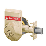 Schlage B660P Single Cylinder Deadbolt with OS-OCC (OCCUPIED/VACANT) Outside Occupancy Indicator