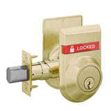 Schlage B560P Single Cylinder Deadbolt with OS-OCC/IS-LOC Dual-Sided Occupancy Indicators