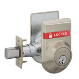 Schlage B560P Single Cylinder Deadbolt with OS-OCC/IS-LOC Dual-Sided Occupancy Indicators