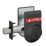 Schlage B560P Single Cylinder Deadbolt with OS-OCC/IS-LOC Dual-Sided Occupancy Indicators