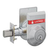 Schlage B560P Single Cylinder Deadbolt with OS-OCC/IS-LOC Dual-Sided Occupancy Indicators