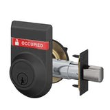 Schlage B660P Single Cylinder Deadbolt with OS-OCC (OCCUPIED/VACANT) Outside Occupancy Indicator