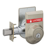 Schlage B662P Double Cylinder Deadbolt with OS-LOC/IS-LOC Dual-Sided Occupancy Indicators
