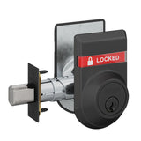 Schlage B662P Double Cylinder Deadbolt with OS-LOC/IS-LOC Dual-Sided Occupancy Indicators