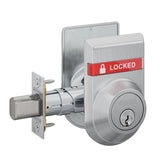 Schlage B662P Double Cylinder Deadbolt with OS-LOC/IS-LOC Dual-Sided Occupancy Indicators