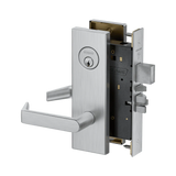 Schlage PM453 Entrance/Office Mortise Lock with Deadbolt, Rhodes (RHO) Lever