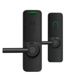 Schlage XE360T OFBSM Wireless Tubular Lock, Smart Bluetooth and NFC Mobile Reader, Interior Pushbutton LED with Indicator