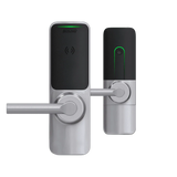 Schlage XE360T OFBSM Wireless Tubular Lock, Smart Bluetooth and NFC Mobile Reader, Interior Pushbutton LED with Indicator