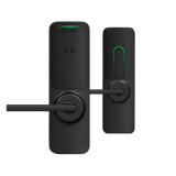 Schlage XE360T OFBSM Wireless Tubular Lock, Smart Bluetooth and NFC Mobile Reader, Interior Pushbutton LED with Indicator