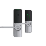 Schlage XE360T OFBSM Wireless Tubular Lock, Smart Bluetooth and NFC Mobile Reader, Interior Pushbutton LED with Indicator