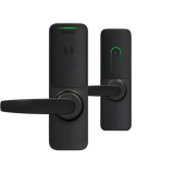 Schlage XE360T OFBSM Wireless Tubular Lock, Smart Bluetooth and NFC Mobile Reader, Interior Pushbutton LED with Indicator