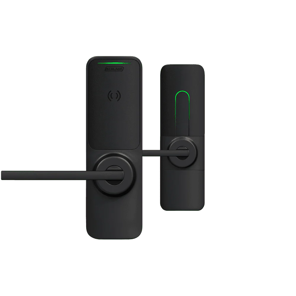 Schlage XE360T OFISM Wireless Tubular Lock, Smart Bluetooth and NFC Mobile Reader, LED Indicator