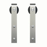 Schlage Commercial SD10-6.6 J-Strap Mount 78" Sliding Barn Door Hardware Set