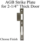 AGB Flush Strike Plate for 2-1/4