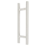 SDHLP8PS Rockwell 8 inch Back to Back Ladder Pull in Chrome for Heavy Glass Frameless Shower Doors