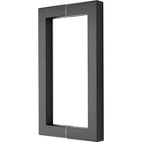 SDHQ8ORB 8&#8243; SQUARE BACK TO BACK PULL IN ANTIQUE BLACK FINISH FOR HEAVY GLASS FRAMELESS SHOWER DOORS