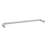 SDP3/4X24PS 24" Single Side Shower Door Towel Bar without Metal Washers in Chrome Finish