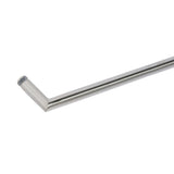 SDPMCT18BS Rockwell 18″ Mitered Corner Single Side Towel Bar in Brushed Nickel finish for Glass Shower Doors