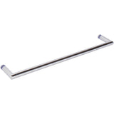 SDPMCT24PS Rockwell 24″ Mitered Corner Single Side Towel Bar in Chrome finish for Glass Shower Doors