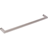 SDPSQT26PS Rockwell 26&#8243; Square Corner Single Side Towel Bar in Brushed Nickel finish for Glass Shower Doors