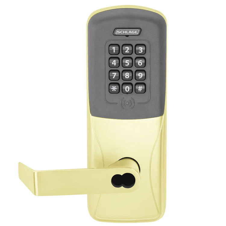 Schlage CO-200-CY-70-PRK-RHO_-J Electronic Lock with Proximity Card Reader and Keypad, Storeroom Function, Prepped for FSIC