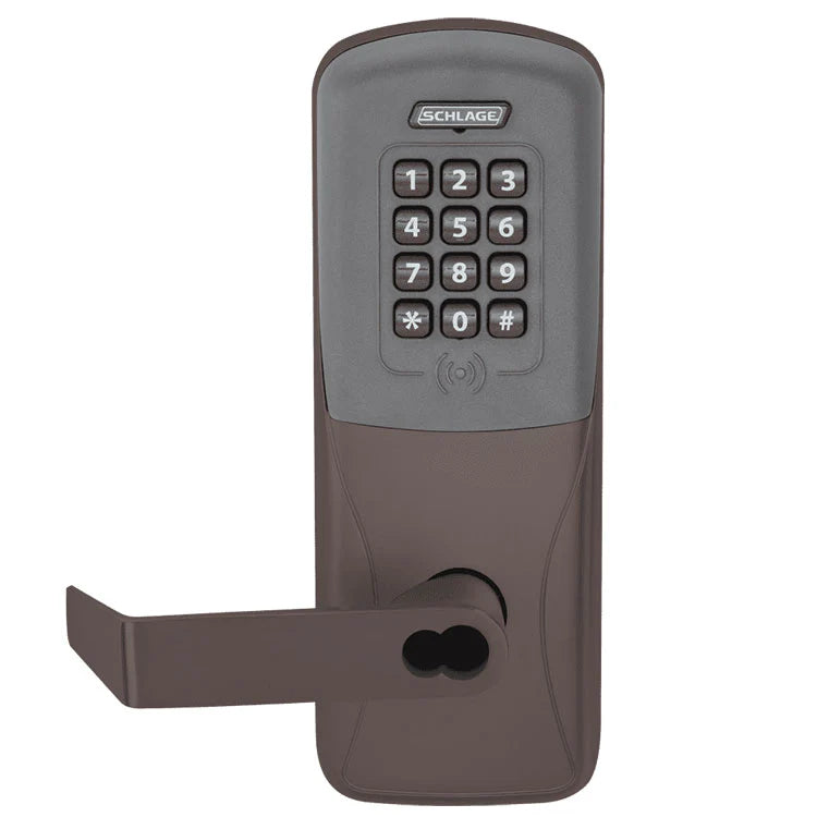 Schlage CO-200-CY-70-PRK-RHO_-J Electronic Lock with Proximity Card Reader and Keypad, Storeroom Function, Prepped for FSIC
