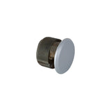 SFDUMAL Rockwell Mortise Dummy Cylinder in Aluminum Finish