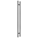 Rockwell 60 inch Ladder Type Door Pull in Matte Black Finish