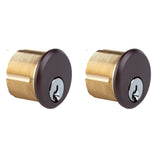 SFZCX2DUKA Rockwell Mortise Keyed Cylinder Lock in Bronze &ndash; KA per pair