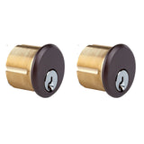 SFZCX2DUKD Rockwell Mortise Keyed Cylinder lock in Bronze