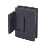 SHS037S-US10B-0C Wall to Glass Square Shower Hinge in Antique Black Finish for Frameless Heavy Glass Shower Doors