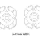 SPRING LOADED MOUNTING PLATE ADAPTOR – RECTANGULAR TYPE